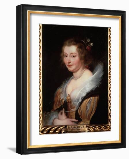 Portrait of Catherine Manners, Duchess of Buckingham, C.1625-29 (Oil on Canvas)-Peter Paul Rubens-Framed Giclee Print