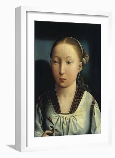 Portrait of Catherine of Aragon, C. 1496-Juan de Flandes-Framed Premium Giclee Print