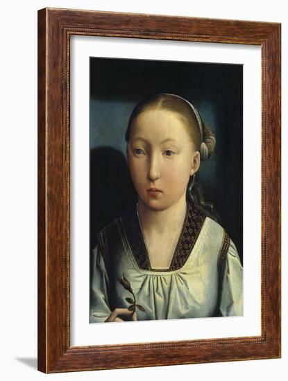 Portrait of Catherine of Aragon, C. 1496-Juan de Flandes-Framed Giclee Print