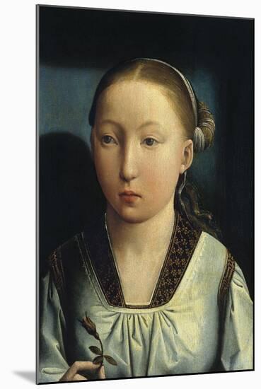 Portrait of Catherine of Aragon, C. 1496-Juan de Flandes-Mounted Giclee Print