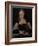 Portrait of Catherine of Aragon, with Her Pet Monkey (Copy after Lucas Horenbou), Ca 1530-null-Framed Giclee Print