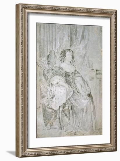 Portrait of Catherine of Braganza (1638-170), 1670S-Sir Peter Lely-Framed Giclee Print