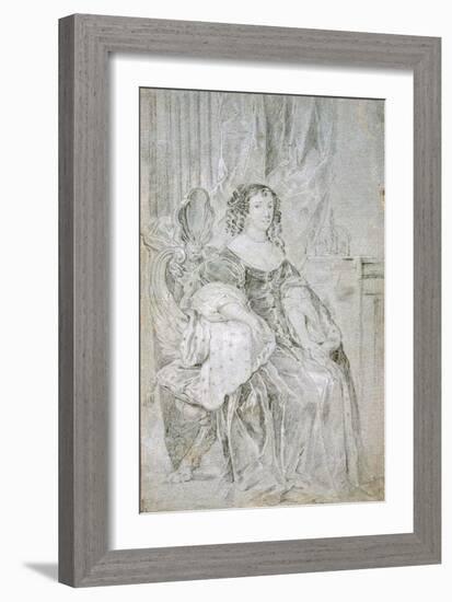 Portrait of Catherine of Braganza (1638-170), 1670S-Sir Peter Lely-Framed Giclee Print