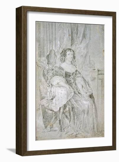 Portrait of Catherine of Braganza (1638-170), 1670S-Sir Peter Lely-Framed Giclee Print