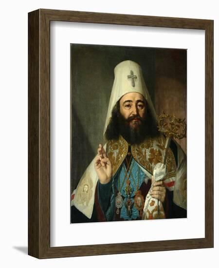 Portrait of Catholicos-Patriarch of All Georgia Anton II (1788-181), 1811-Vladimir Lukich Borovikovsky-Framed Giclee Print