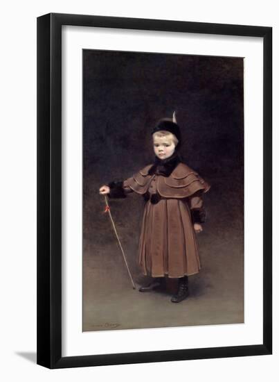 Portrait of Cecil Kent Dinker, 1891 (Oil on Canvas)-Cecilia Beaux-Framed Giclee Print
