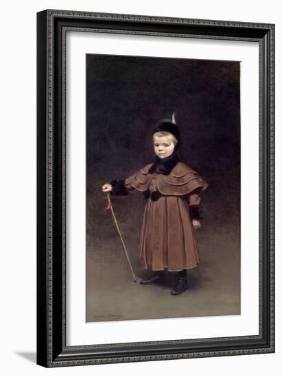 Portrait of Cecil Kent Dinker, 1891 (Oil on Canvas)-Cecilia Beaux-Framed Giclee Print