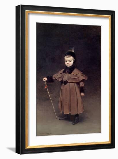 Portrait of Cecil Kent Dinker, 1891 (Oil on Canvas)-Cecilia Beaux-Framed Giclee Print