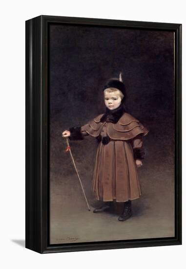 Portrait of Cecil Kent Dinker, 1891 (Oil on Canvas)-Cecilia Beaux-Framed Premier Image Canvas