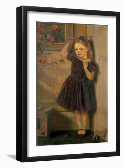 Portrait of Cecily Palgrave, 19th Century-Arthur Hughes-Framed Giclee Print