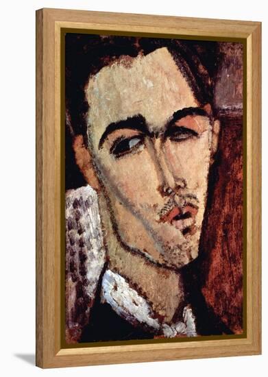 Portrait of Celso Laga-Amedeo Modigliani-Framed Stretched Canvas