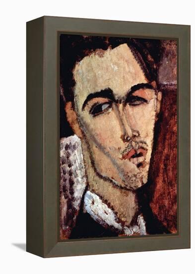 Portrait of Celso Laga-Amedeo Modigliani-Framed Stretched Canvas