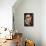 Portrait of Celso Laga-Amedeo Modigliani-Framed Stretched Canvas displayed on a wall
