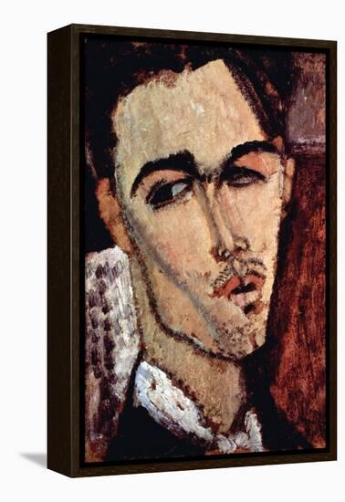 Portrait of Celso Laga-Amedeo Modigliani-Framed Stretched Canvas