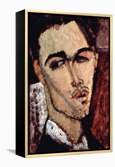 Portrait of Celso Laga-Amedeo Modigliani-Framed Stretched Canvas