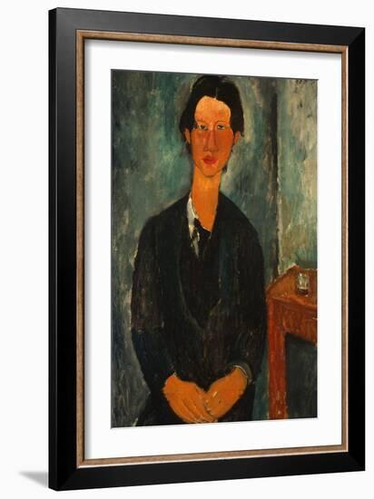 Portrait of Chaïm Soutine (1893-194)-Amedeo Modigliani-Framed Giclee Print