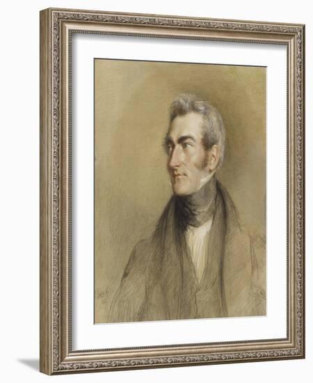 Portrait of Chambers Hall, 1835-John Linnell-Framed Giclee Print