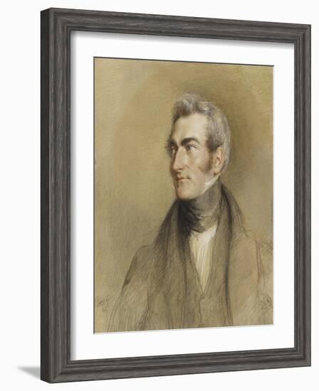 Portrait of Chambers Hall, 1835-John Linnell-Framed Giclee Print