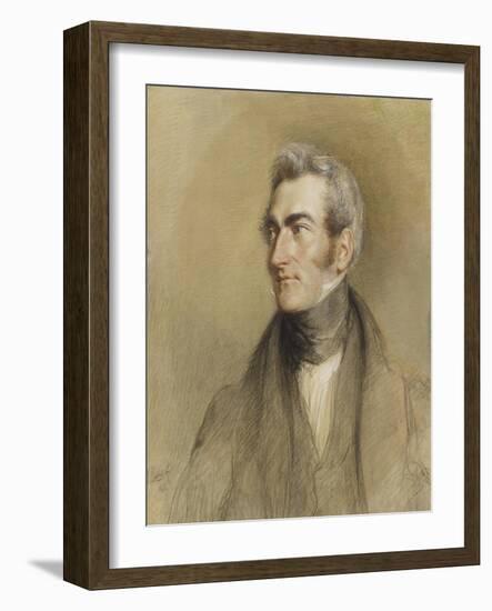 Portrait of Chambers Hall, 1835-John Linnell-Framed Giclee Print