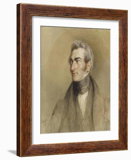 Portrait of Chambers Hall, 1835-John Linnell-Framed Giclee Print