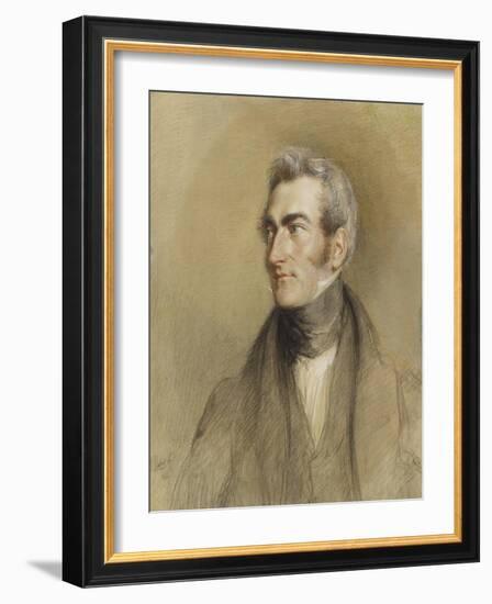 Portrait of Chambers Hall, 1835-John Linnell-Framed Giclee Print