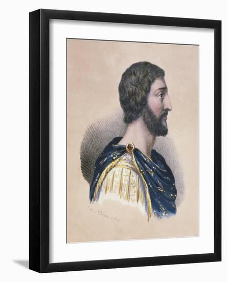 Portrait of Charlemagne-null-Framed Giclee Print