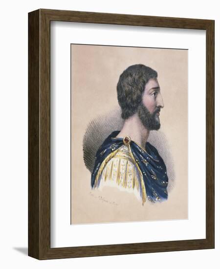 Portrait of Charlemagne-null-Framed Giclee Print