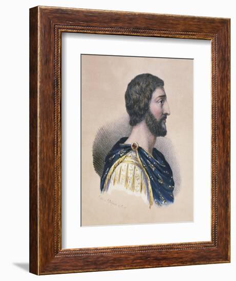 Portrait of Charlemagne-null-Framed Giclee Print
