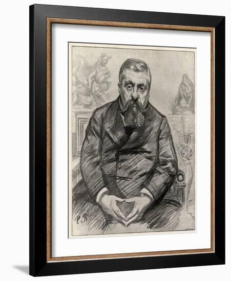 Portrait of Charles Alexandre Dupuy (1851-1923), French statesman-Charles Paul Renouard-Framed Giclee Print