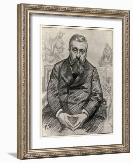 Portrait of Charles Alexandre Dupuy (1851-1923), French statesman-Charles Paul Renouard-Framed Premium Giclee Print