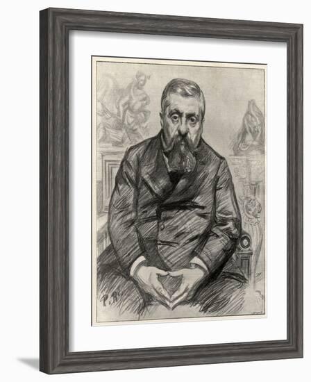 Portrait of Charles Alexandre Dupuy (1851-1923), French statesman-Charles Paul Renouard-Framed Premium Giclee Print