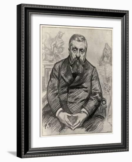 Portrait of Charles Alexandre Dupuy (1851-1923), French statesman-Charles Paul Renouard-Framed Premium Giclee Print
