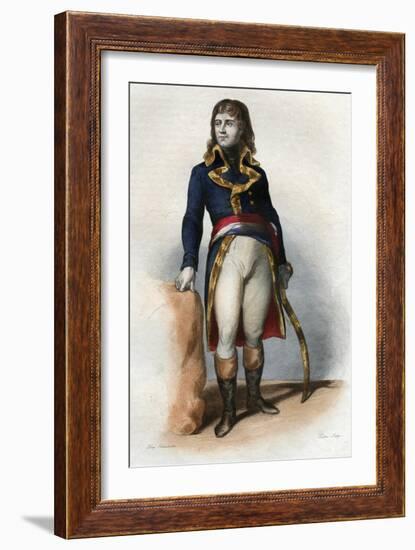 Portrait of Charles Antoine Desaix de Veygoux (1768-1800), French general-French School-Framed Giclee Print