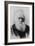 Portrait of Charles Darwin-null-Framed Art Print