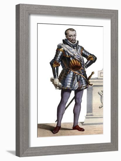 Portrait of Charles de Cosse, comte de Brissac (1505-1563), Marshal of France-French School-Framed Giclee Print