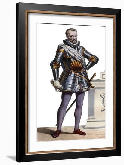 Portrait of Charles de Cosse, comte de Brissac (1505-1563), Marshal of France-French School-Framed Giclee Print