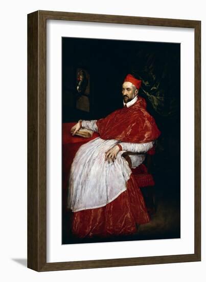 Portrait of Charles De Guise, Cardinal De Lorraine-El Greco-Framed Giclee Print