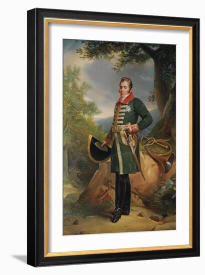 Portrait of Charles-Ferdinand D'Artois, Duc De Berry-Francois Pascal Simon Gerard-Framed Giclee Print