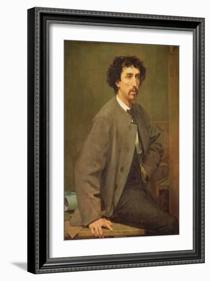 Portrait of Charles Garnier, a Friend of the Artist, 1868-Paul Baudry-Framed Giclee Print