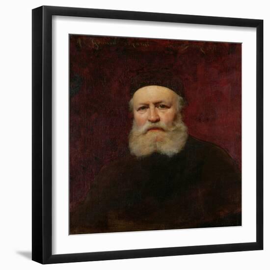 Portrait of Charles Gounod (1818-93) 1890 (Oil on Canvas)-Charles Emile Auguste Carolus-Duran-Framed Giclee Print