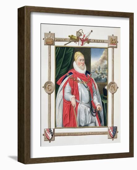 Portrait of Charles Howard 2nd Baron of Effingham and 1st Earl of Nottingham-Sarah Countess Of Essex-Framed Giclee Print