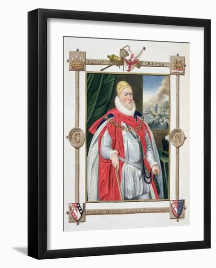 Portrait of Charles Howard 2nd Baron of Effingham and 1st Earl of Nottingham-Sarah Countess Of Essex-Framed Giclee Print