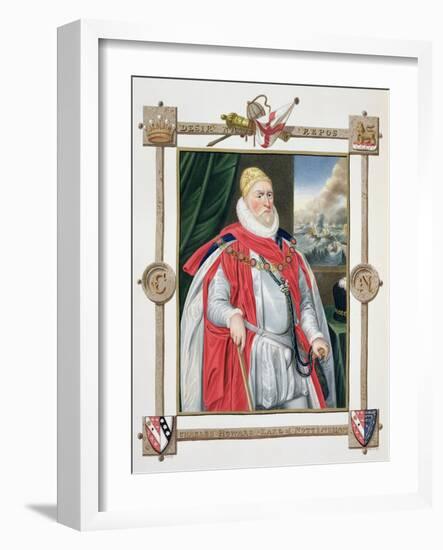 Portrait of Charles Howard 2nd Baron of Effingham and 1st Earl of Nottingham-Sarah Countess Of Essex-Framed Giclee Print