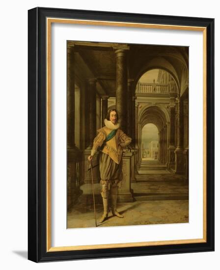 Portrait of Charles I, King of England, Scotland and Ireland, 1626-27-Daniel Mytens-Framed Giclee Print