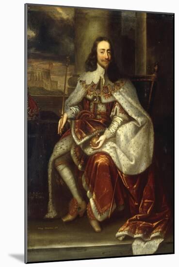 Portrait of Charles I-Sir Anthony Van Dyck-Mounted Giclee Print