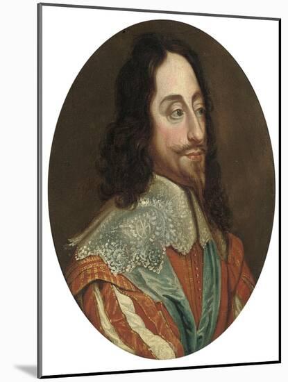 Portrait of Charles I-Sir Anthony Van Dyck-Mounted Giclee Print