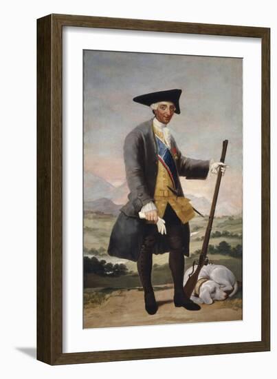 Portrait of Charles III, King of Spain, C. 1787-Francisco de Goya-Framed Giclee Print