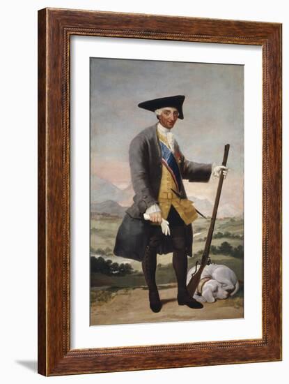 Portrait of Charles III, King of Spain, C. 1787-Francisco de Goya-Framed Giclee Print