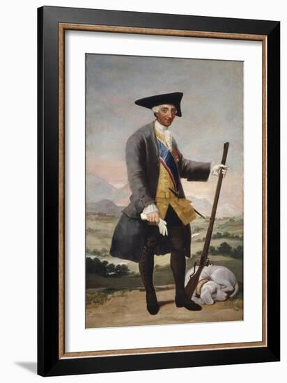 Portrait of Charles III, King of Spain, C. 1787-Francisco de Goya-Framed Giclee Print