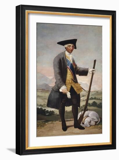 Portrait of Charles III, King of Spain, C. 1787-Francisco de Goya-Framed Giclee Print